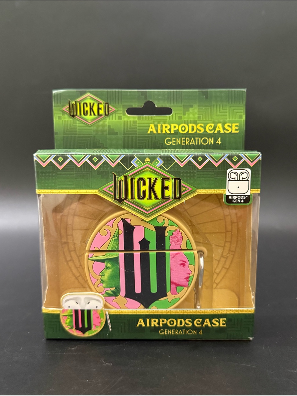 Wicked Elphaba Glinda Airpods Case Generation 4 New Wicked Elphaba Glinda Airpods Case Generation 4 New